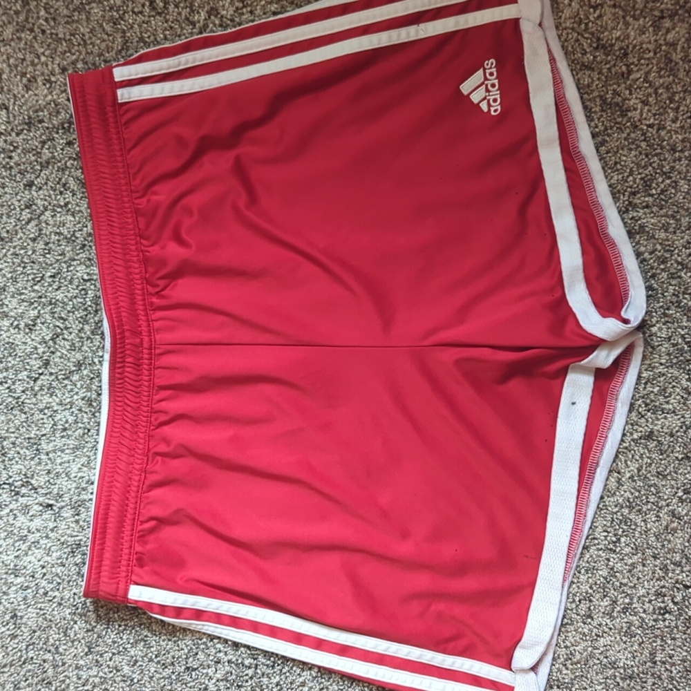 Adidas Red Climalite Shorts Size M